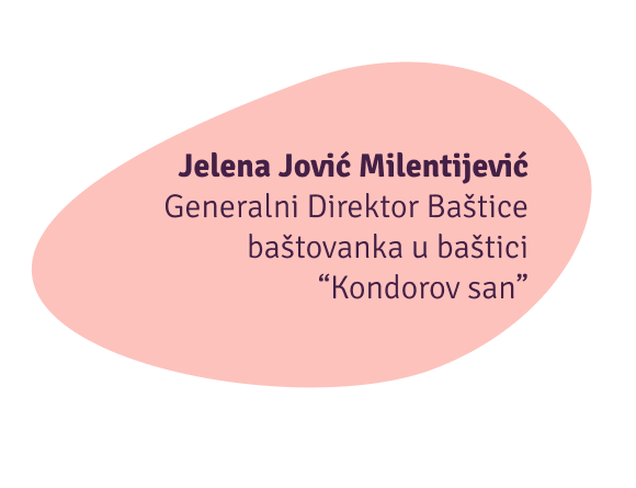 Jelena Jovic Milentijevic generalni direktor bastice